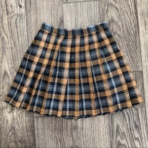 Plaid Pleated Tennis Skirt